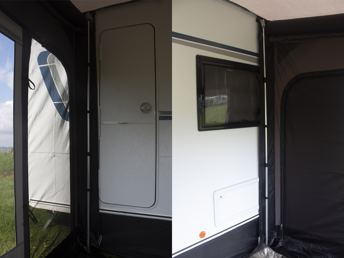 Telta Rear Upright Poles - aandrukstangen