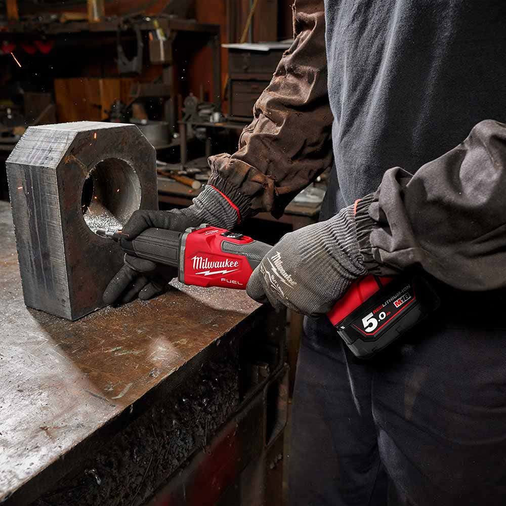 MILWAUKEE 18V FUEL™ 1/4" Braking Die Grinder w/ Slide Switch Skin M18FDGRB0