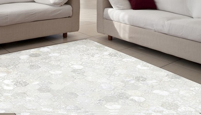 calo-deluxe Fellteppich »Scarllet 210« rechteckig 8 mm Höhe echtes Rinderfell, Wohnzimmer