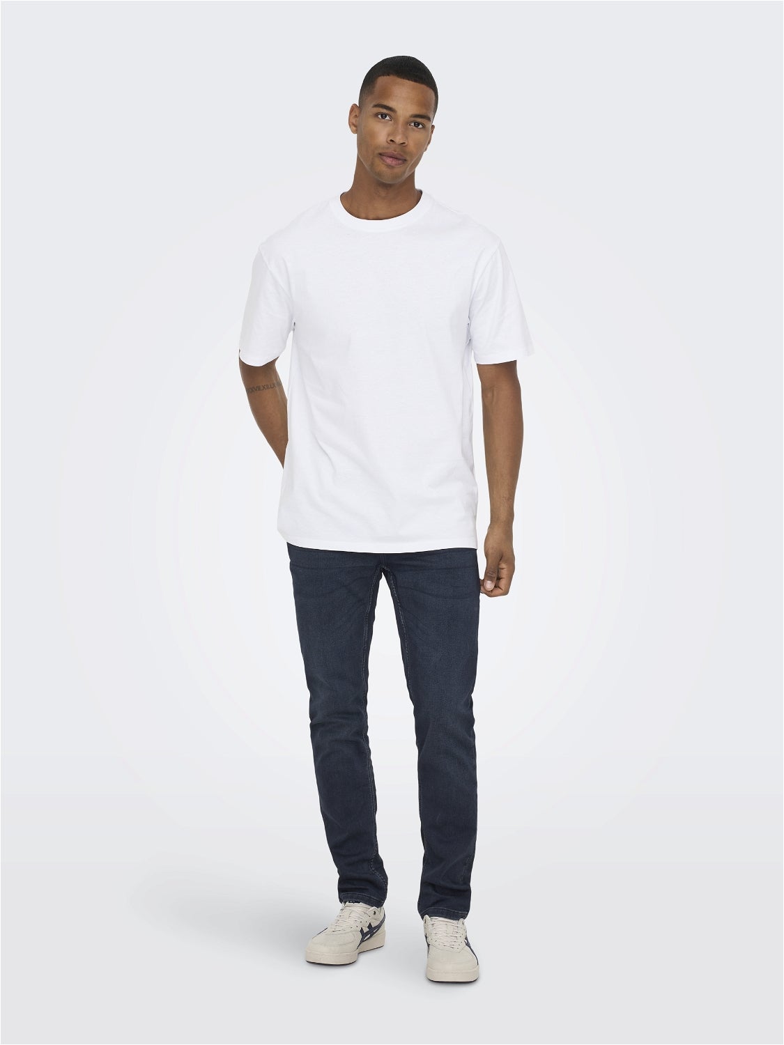 ONSLOOM Mid Rise Slim Fit Jeans Blue Denim