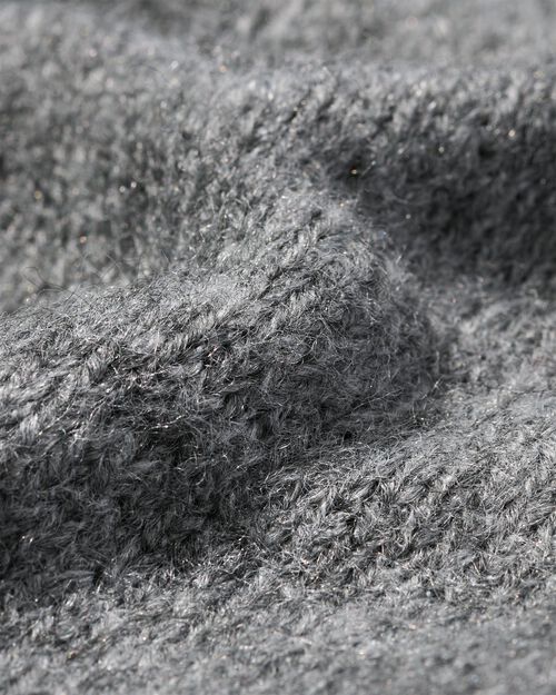 Col roulé Frankie en maille pour femmes gris clair
