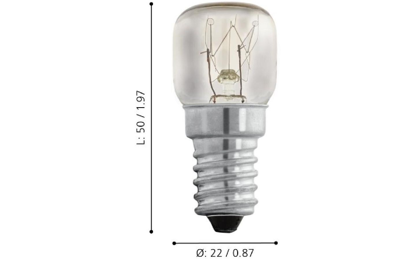Lampe 15 W E14 WarmweissHitzebeständige Halogen Birne
