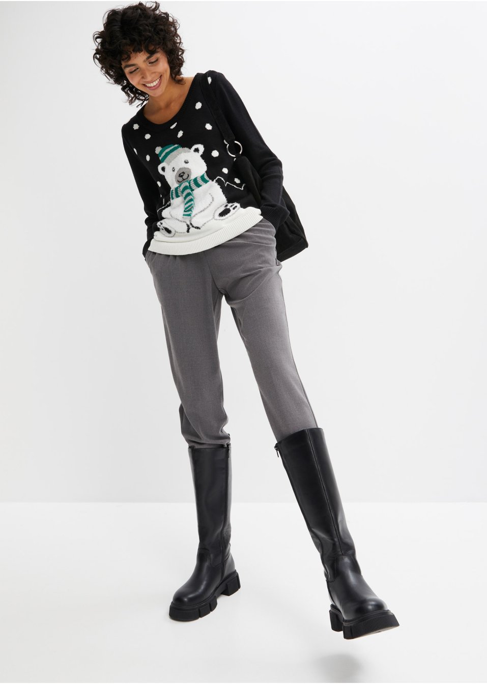 Pull de Noël en maille