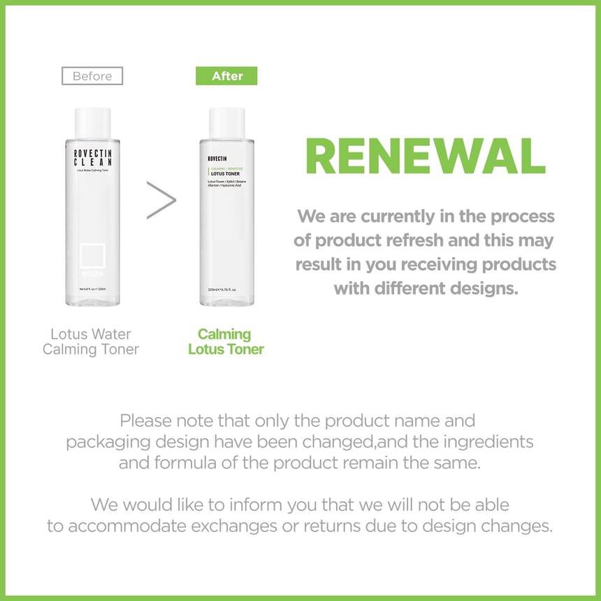 ROVECTIN - Kalmerende Gevoelige Lotus Toner