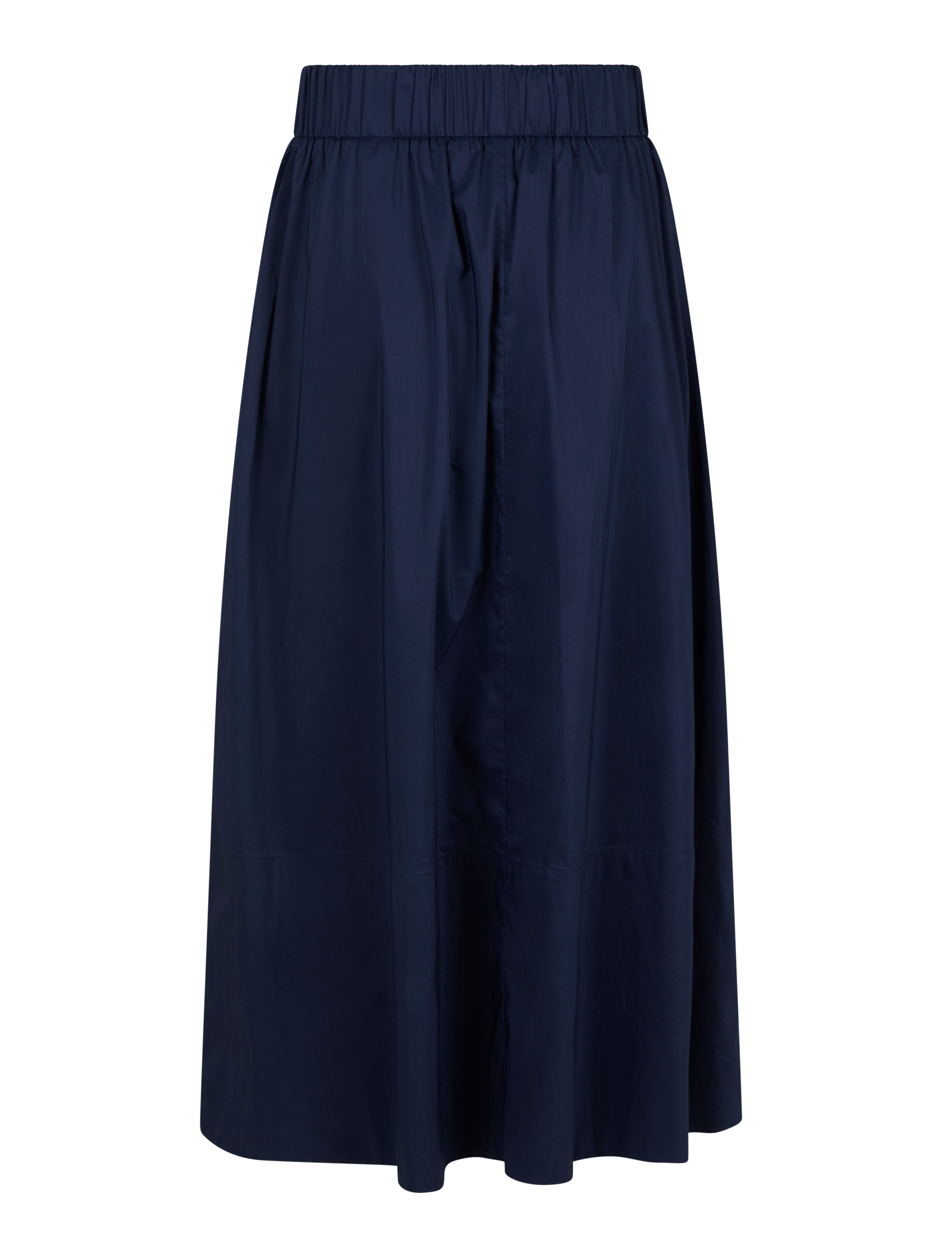 Bahne Studio  Bella Poplin nederdel - mørkeblå