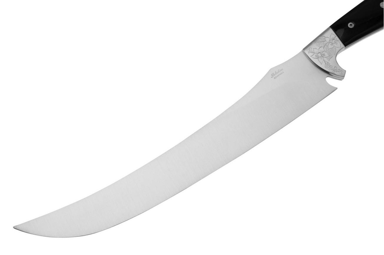 Saladini Champagne Saber Buffalo Horn, champagne sabel
