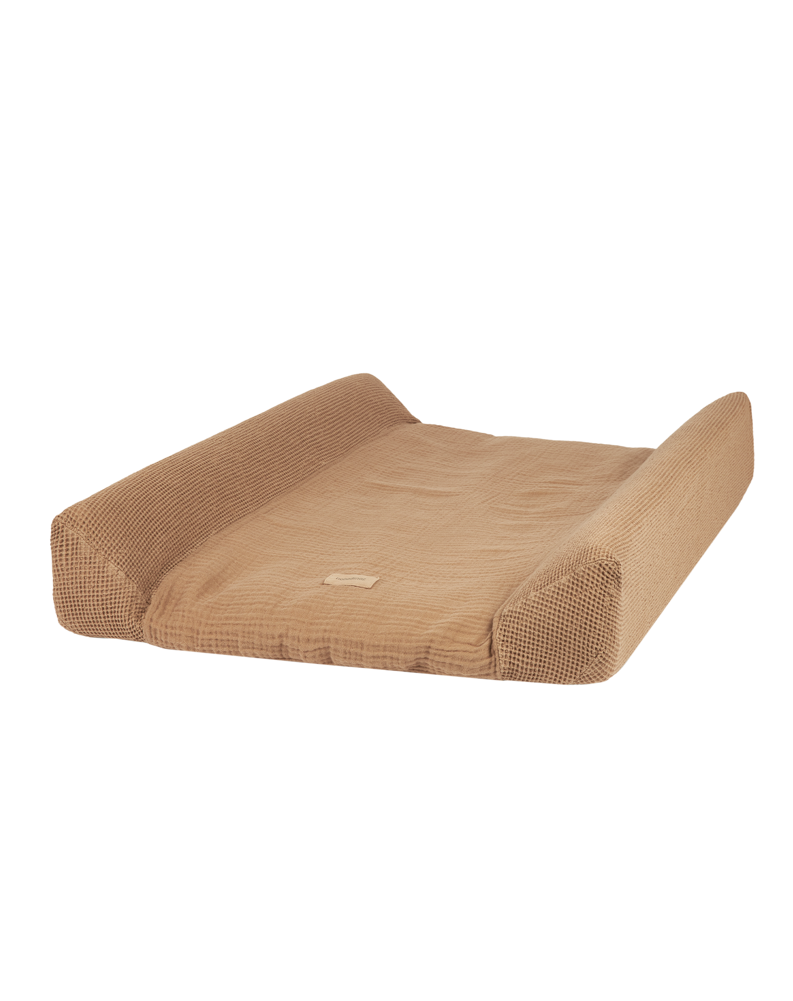 Housse de matelas à langer wabi-sabi en coton lavé | Marron