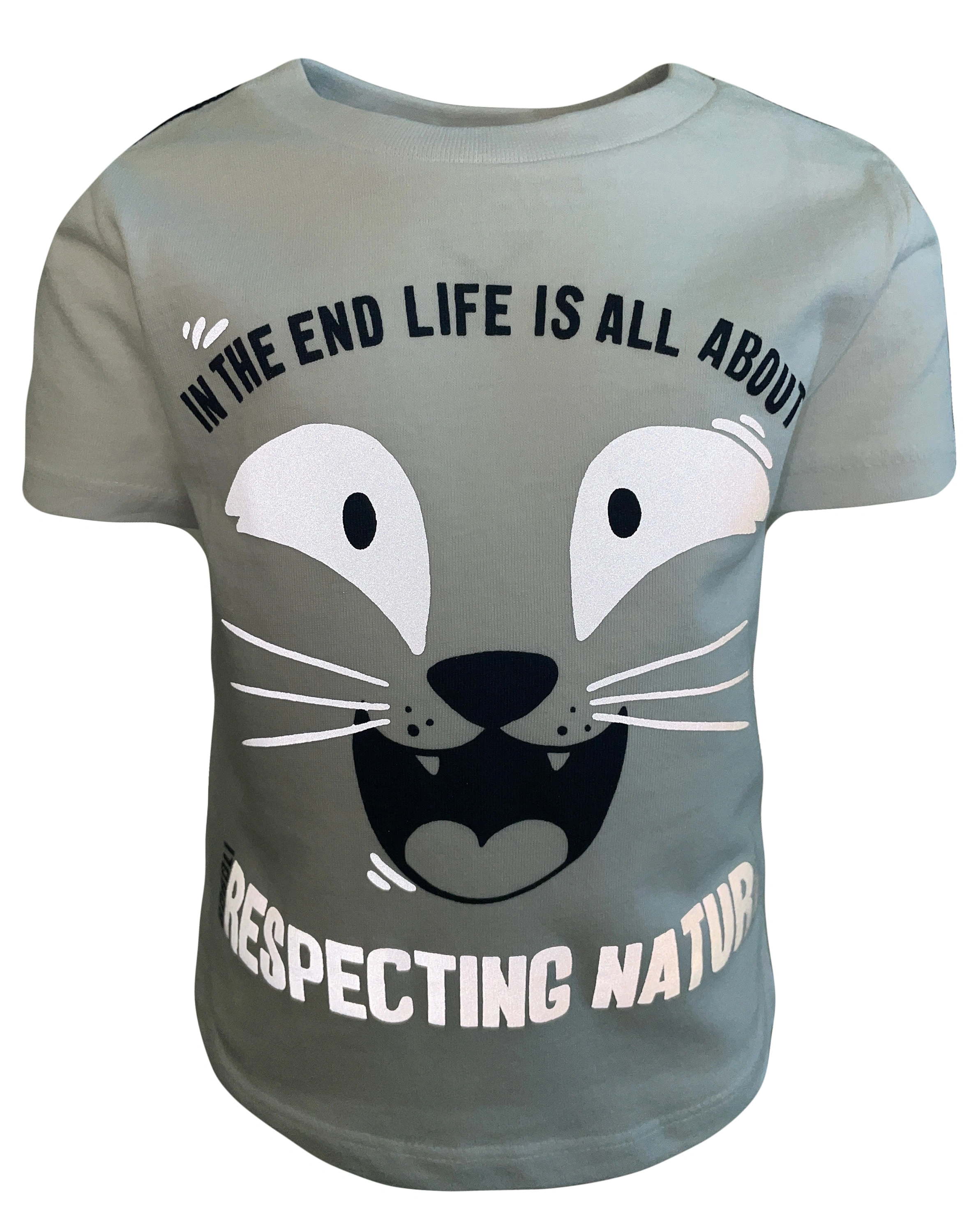 T-Shirt RESPECTING NATURE in weiß