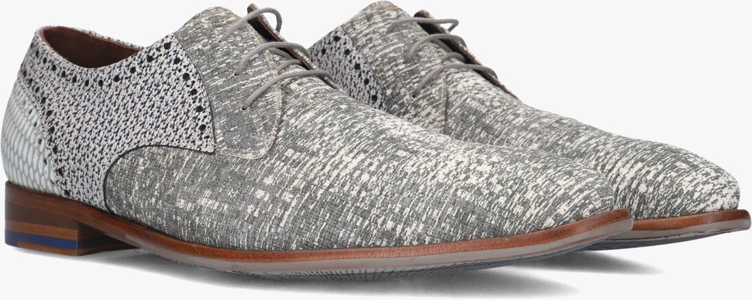 grijze floris van bommel nette schoenen sfm-30361 de stapper