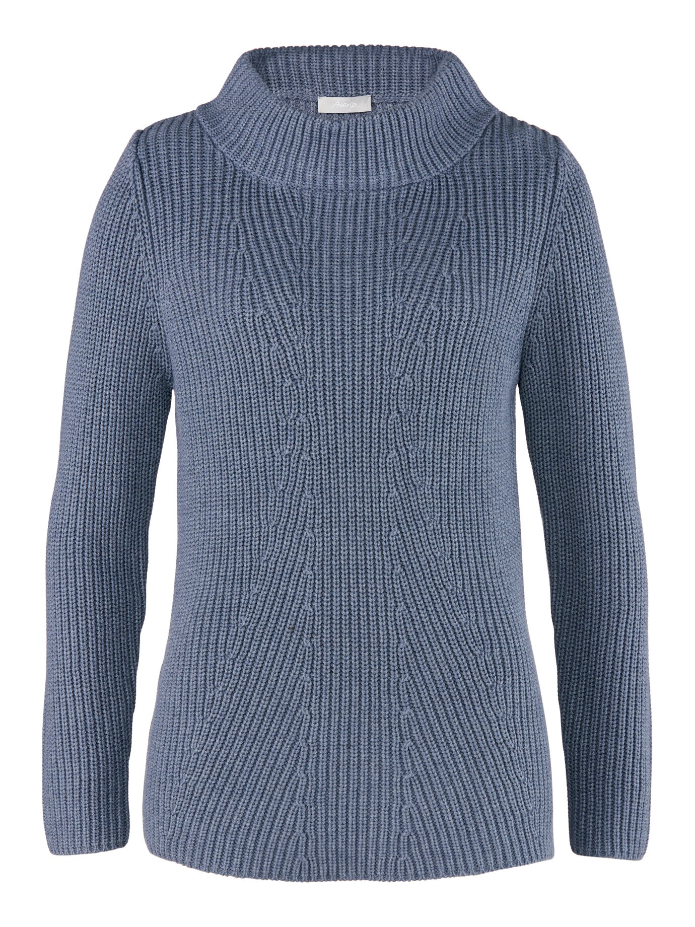 Baumwoll-Pullover Stehkragen