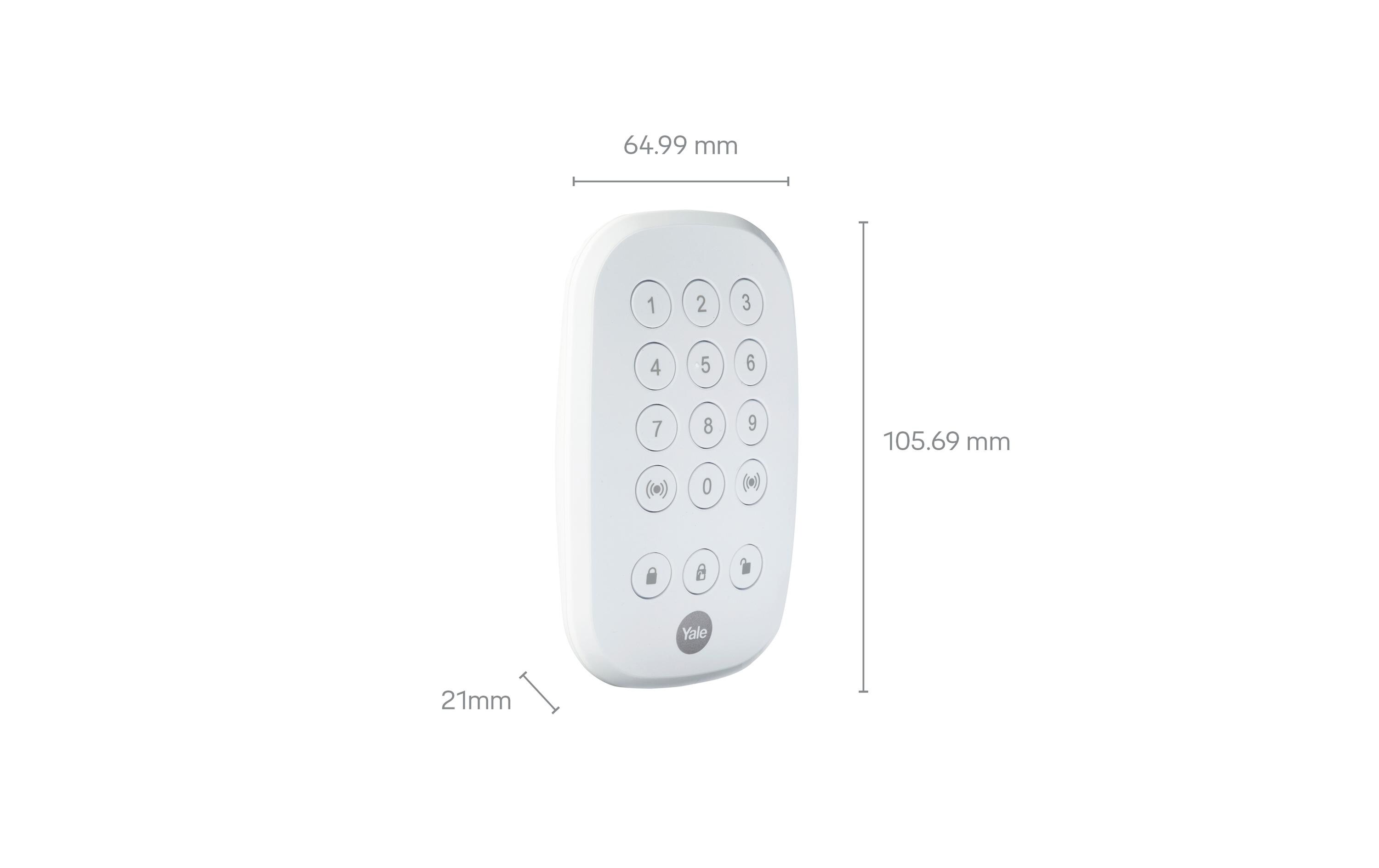 Bedienteil AC-KPTastatur zur Alarm-kontrolle