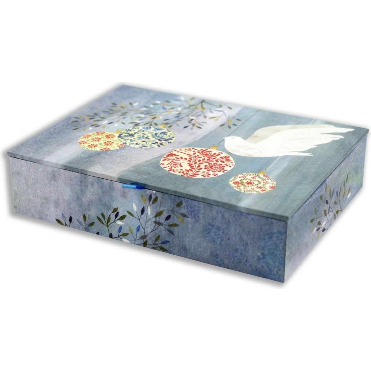 Doves And Baubles Deluxe Box X20 Cards