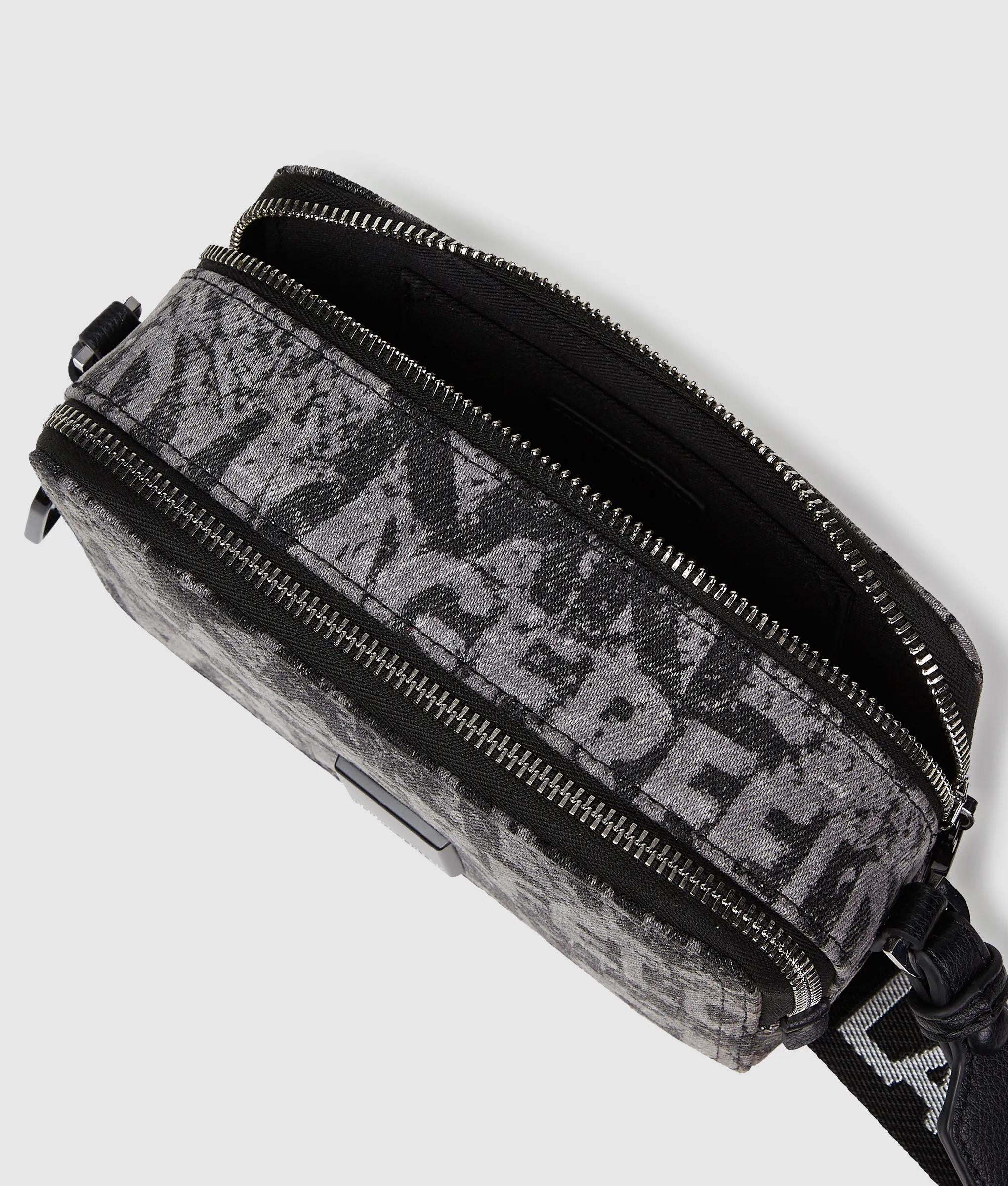 Denim cameratas met grafische print