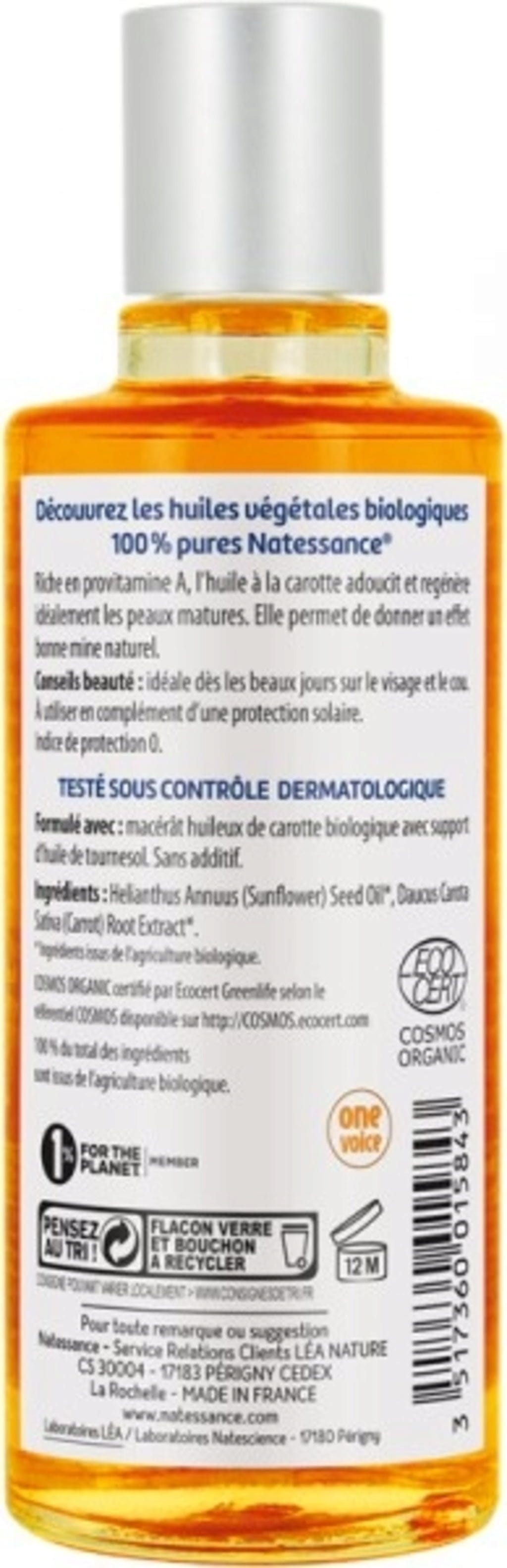 Natessance  Karottenöl, 100 ml