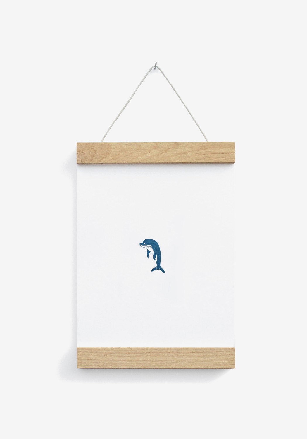 Side by Side Posterleiste A5 aus Eichenholz