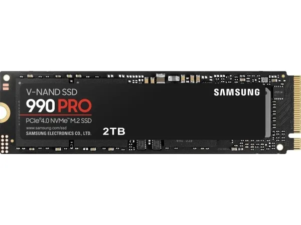 Samsung 990 PRO MZ-V9P2T0BW - SSD - krypteret - 2 TB - intern - M.2 2280 - PCIe 4.0 x4 (NVMe) - 256-bit AES - TCG Opal Encryption 2.0