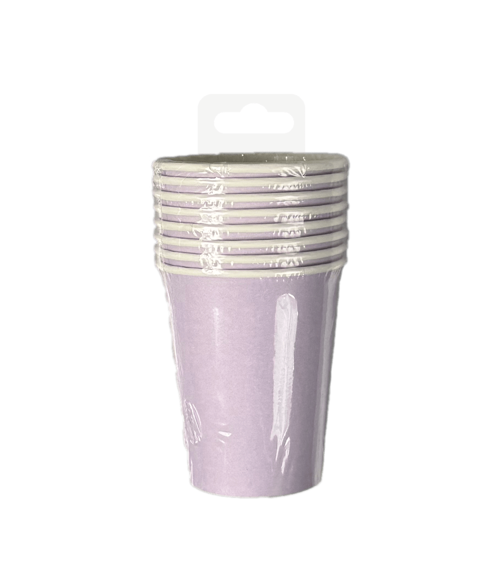 Paars Bekers 7cm 8st