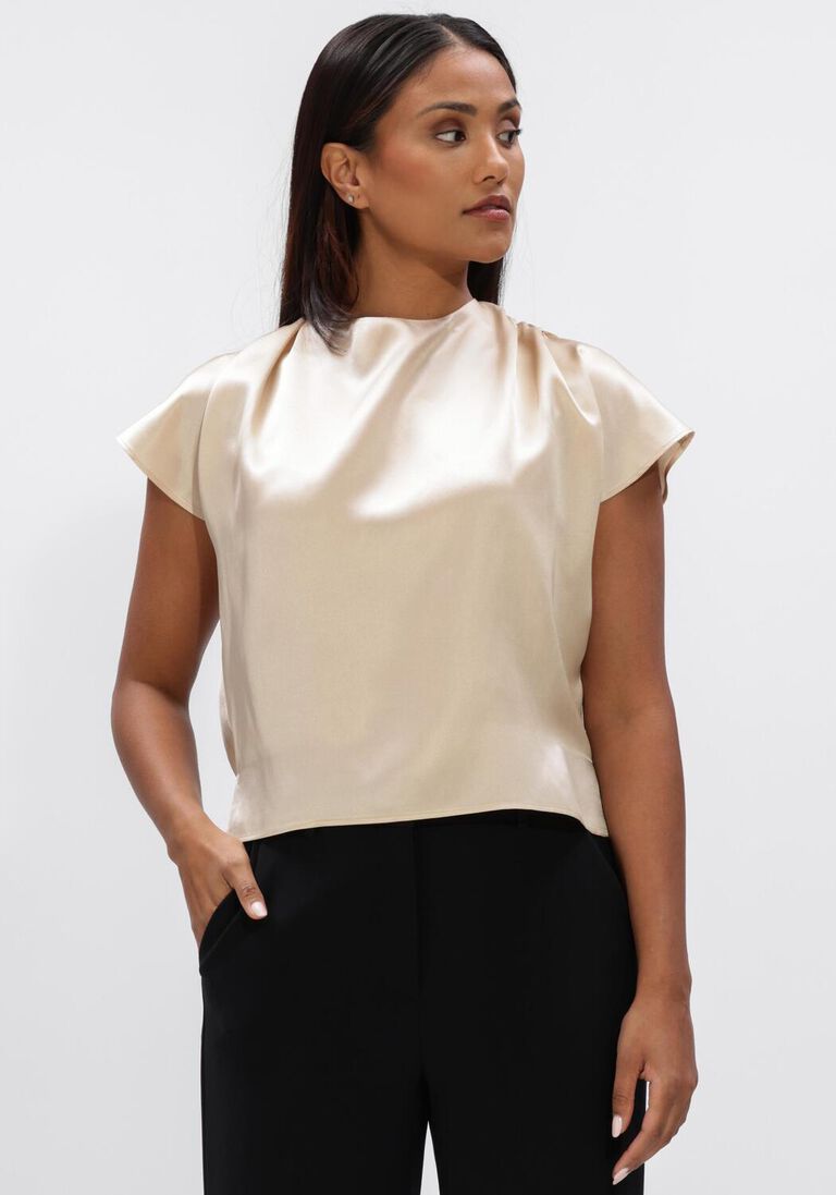 beige luisa cerano tops & t-shirts 238659/3752-00
