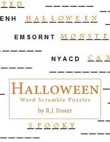 Halloween: Word Scramble Puzzles (Paperback)