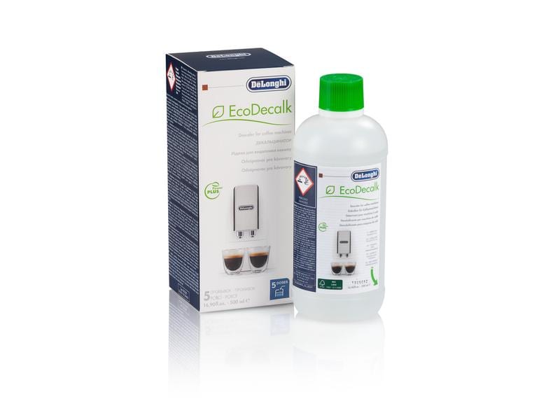 De'Longhi Entkalkungsmittel EcoDecalk Kaffeemaschine 500 ml Umweltfreundlicher Entkalker, 500 ml