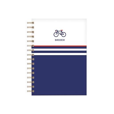 Kiub Pour Lui - Carnet de notes à spirale A5 - ligné - baroudeur