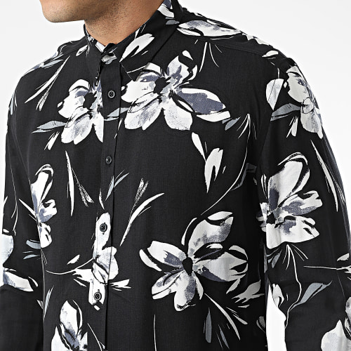 Chemise Manches Longues G-9034 Noir