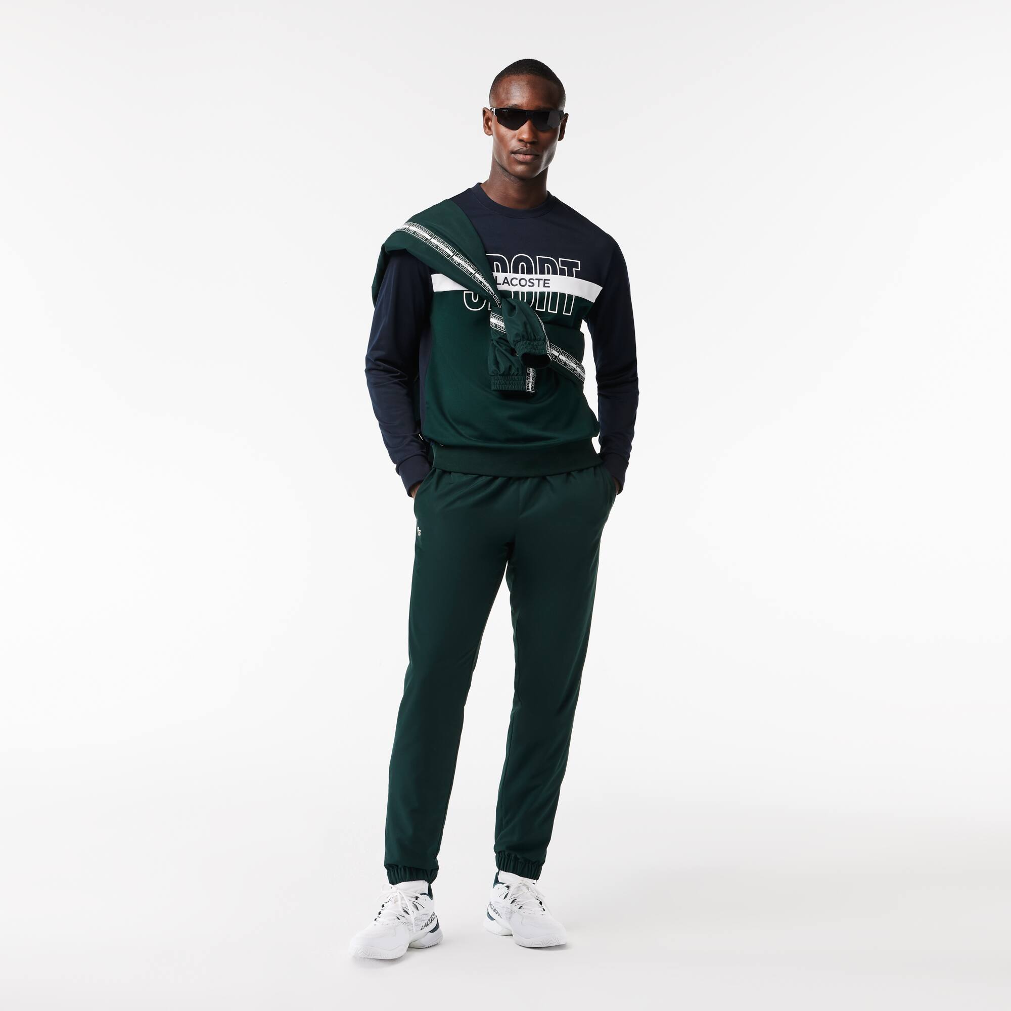 Ripstop Tennis Sweatshirt Sweatshirts - Blau - Lacoste - Herren