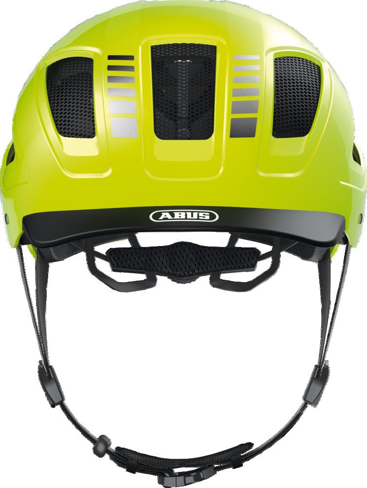 ABUS Hyban 2.0 cykelhjelm LED Signal Yellow