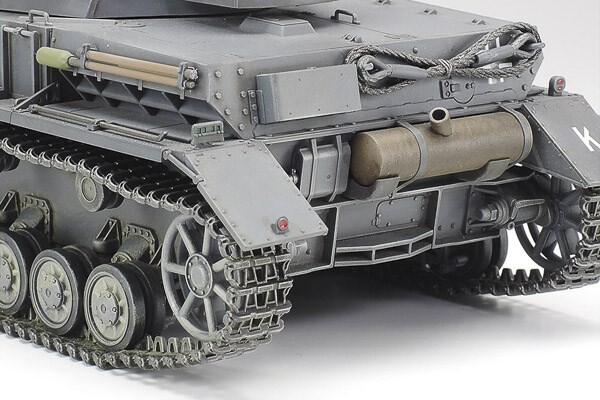 Tamiya - Panzerkampfwagen IV Ausf.F Tank Byggesæt - 1:35 - 35374