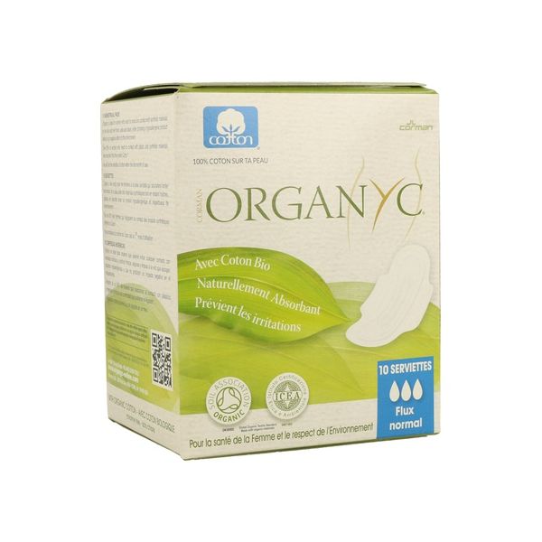Organyc Penso Higiénico Moderado 10 Unidades