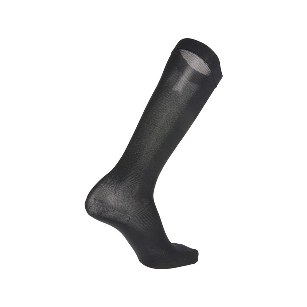 (Gr. L) Flight Support Unisex Reise Kompressionsstrümpfe (802) - Schwarz