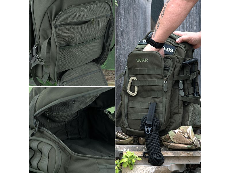 Dörr Fotorucksack ProTac Olivgrün Fotorucksack für den Outdoor-Einsatz