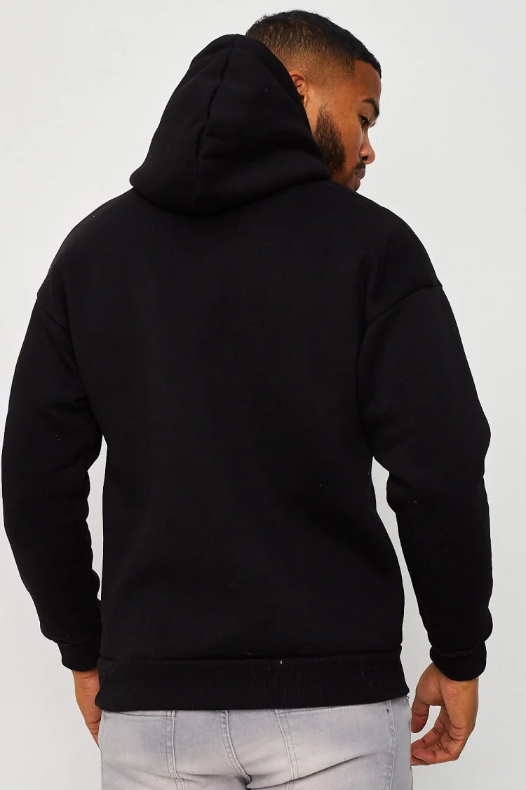 Sweat à capuche noir