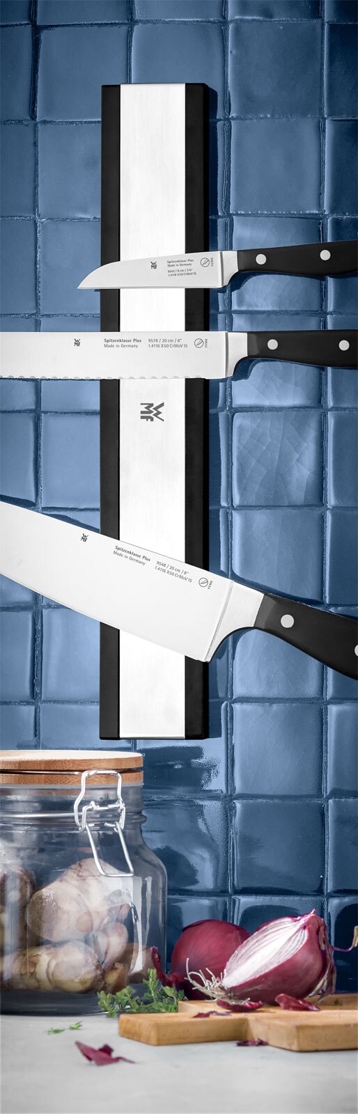 WMF Magnetleiste 35 cm Edelstahl silberfarbig