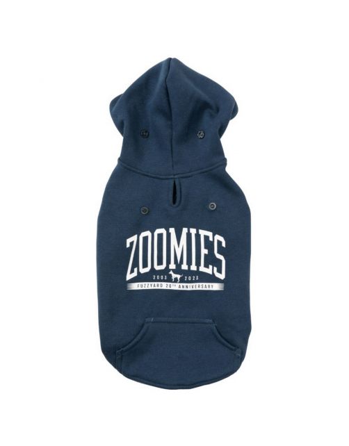 Fuzzyard Zoomies Hoodie Navy - Hondenkleding