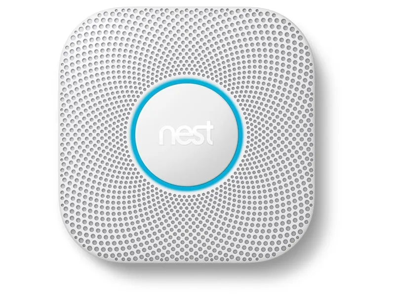 Nest Protect 2nd Generation - Flerfunktionssensor - trådløs - 802.11b/g/n, Bluetooth 4.0, 802.15.4 - hvid