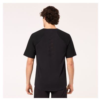 Maillot Manches Courtes Oakley Seeker Airline Noir