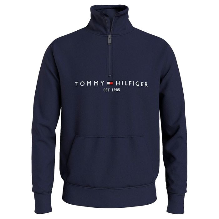 Tommy Hilfiger Logo Mock Neck Sweater Heren