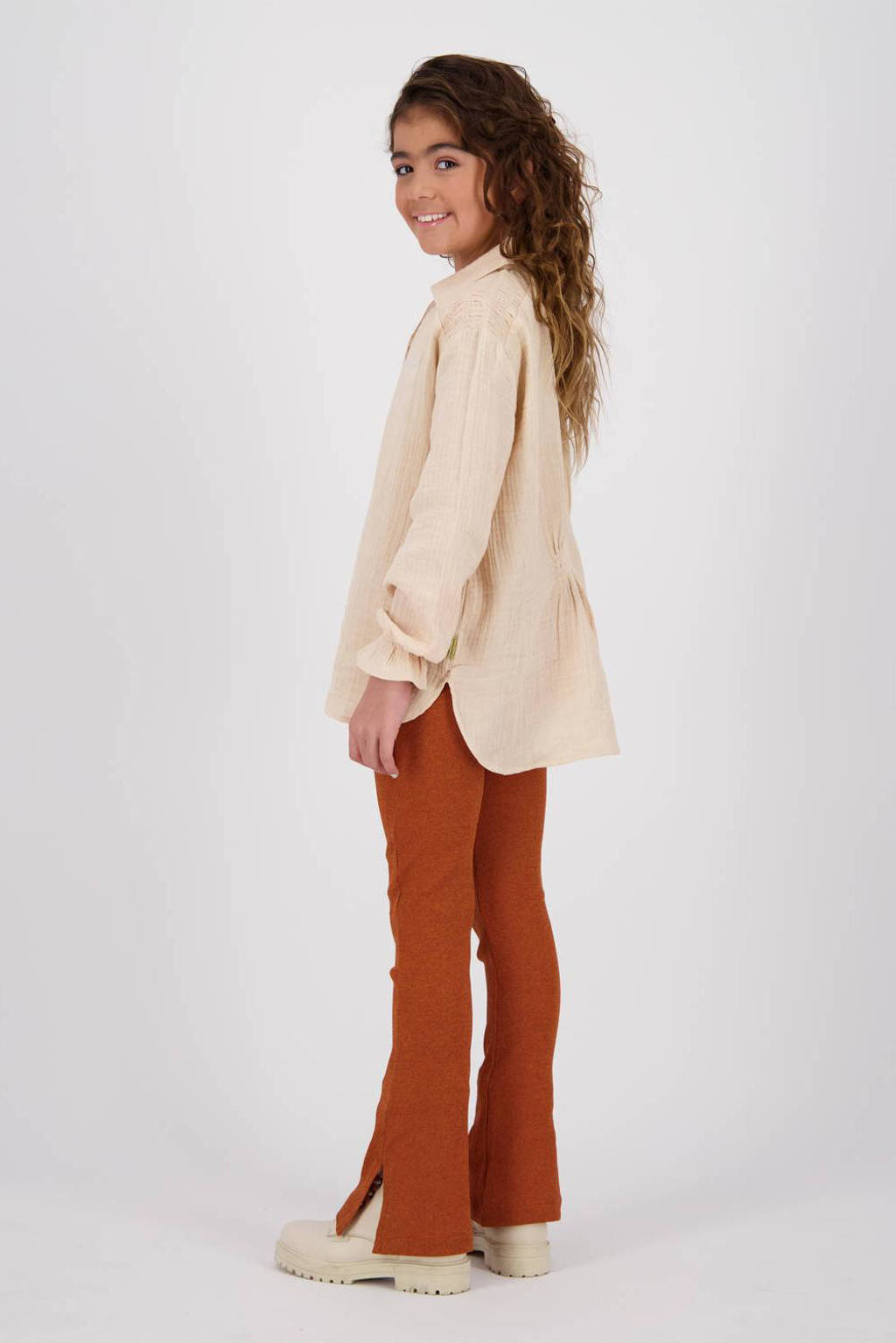 Vingino flared broek Sara bruin