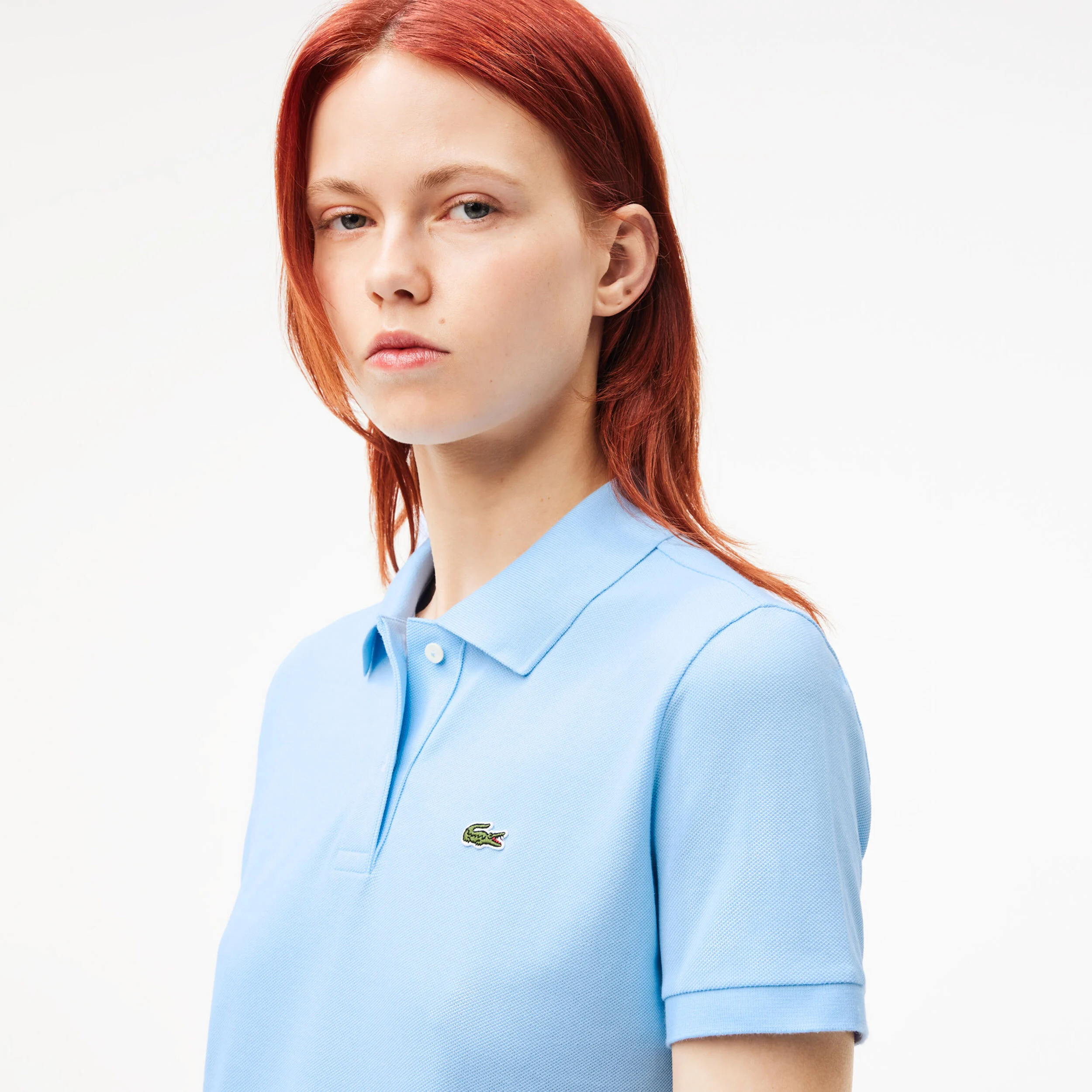 Lacoste Core Essentials Polo Femmes - Bleu Clair