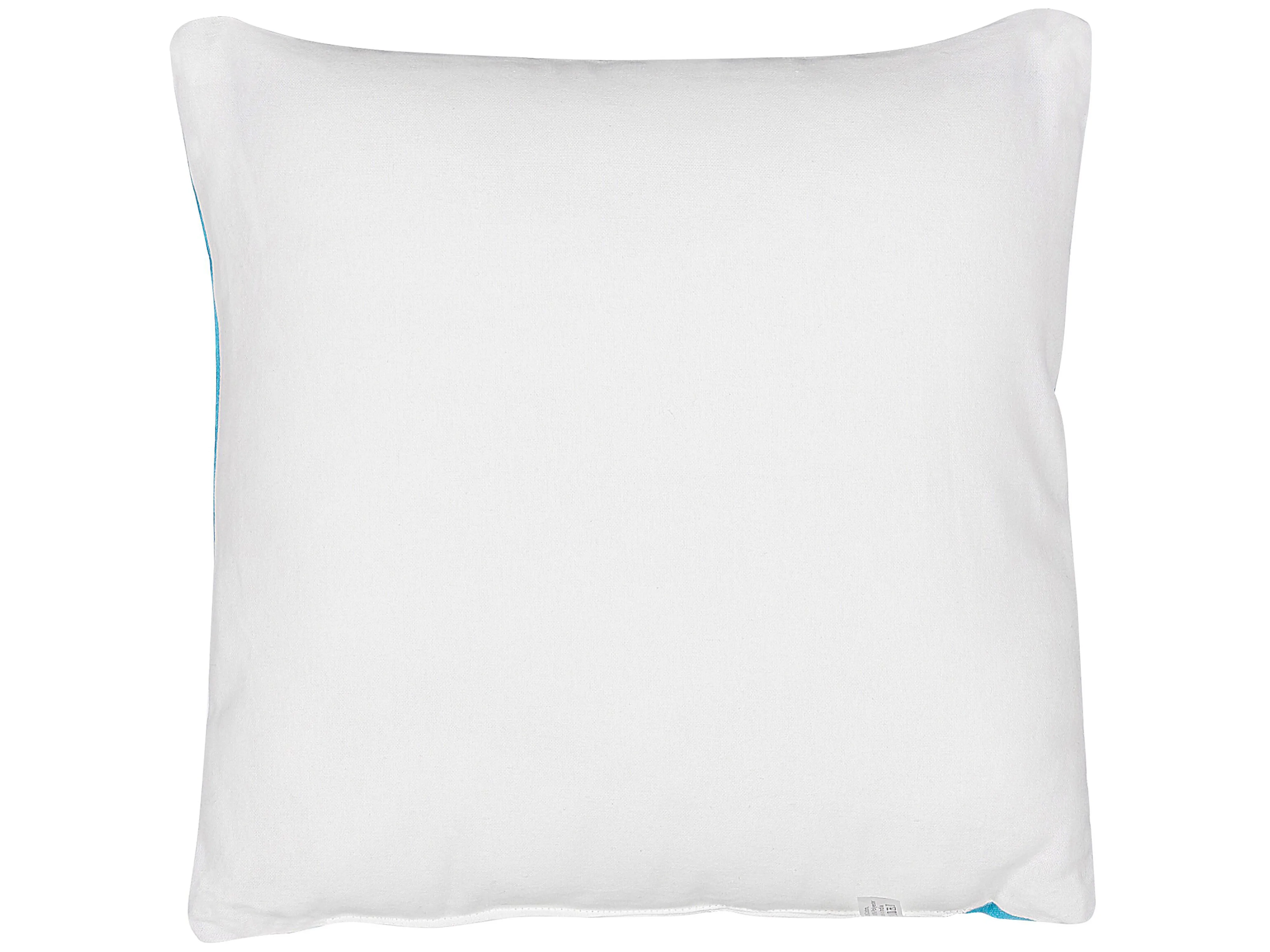 Set van 2 sierkussens WARANASI Katoen 45 x 45 cm Blauw