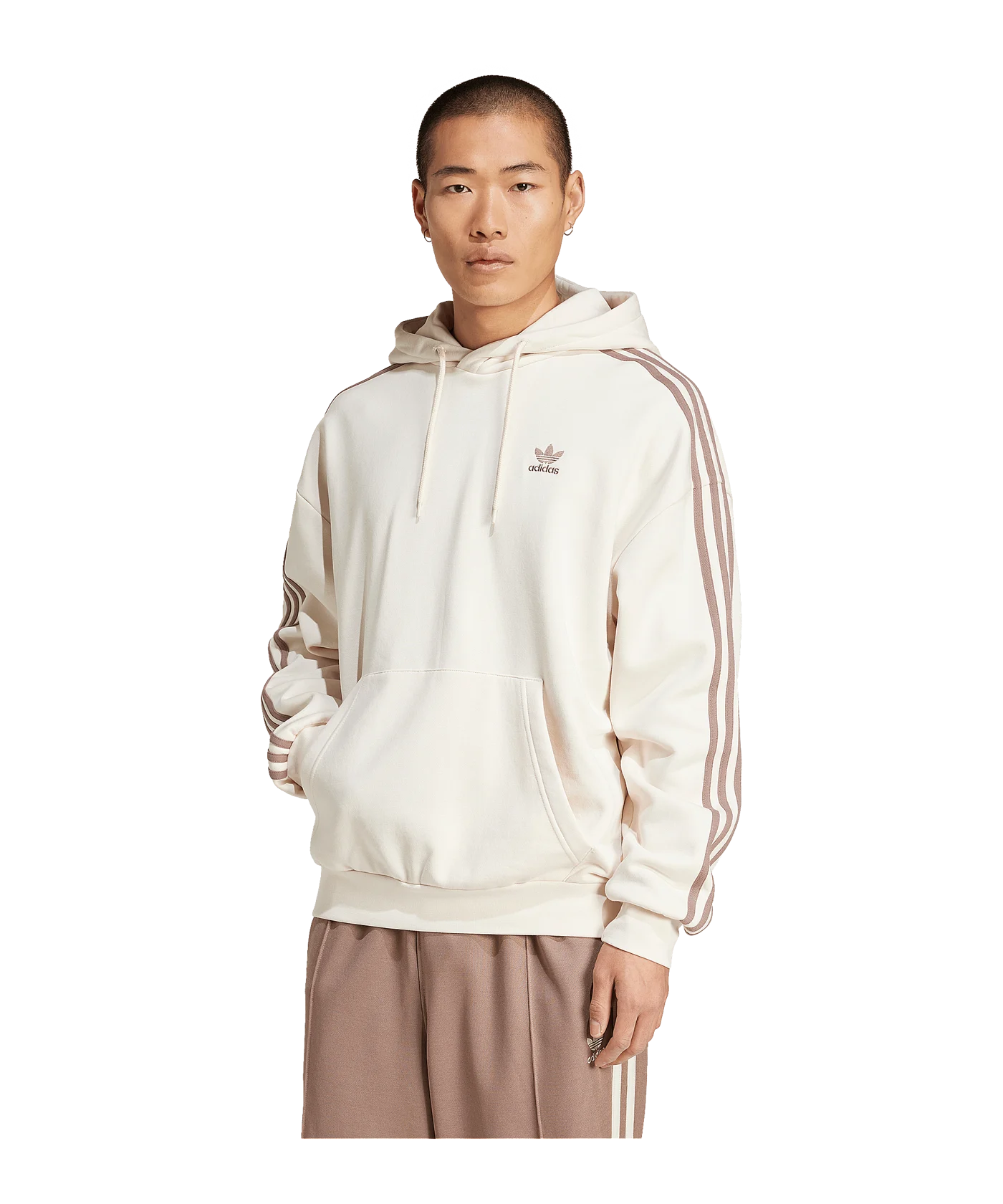 adidas Originals Adicolor Baggy Fit Hoody Weiss