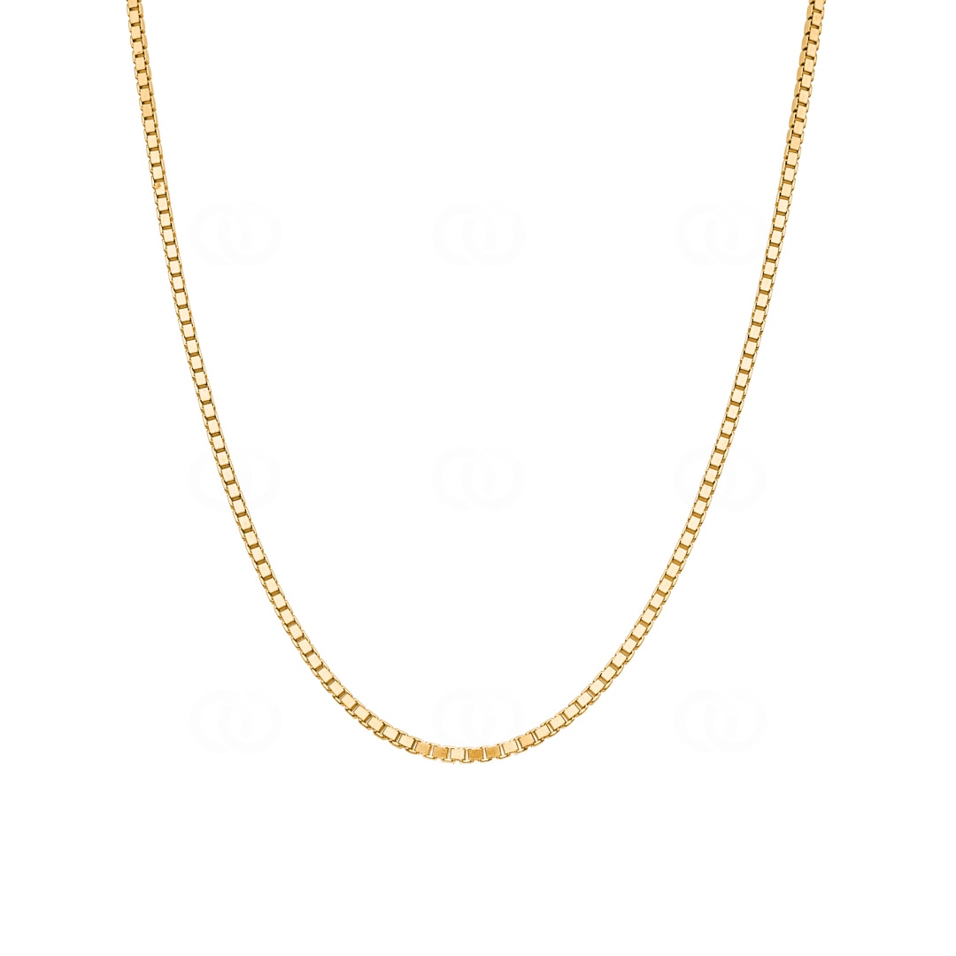 Venezianerkette diamantiert 750/18 K Gelbgold 1.9mm