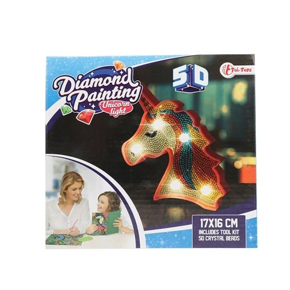 Einhorn Lampe zum selber gestalten