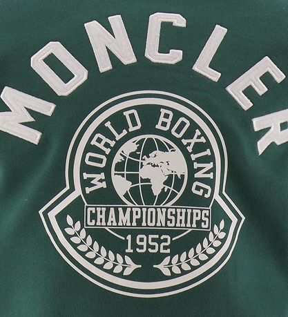 Moncler Sweatshirt -  Grøn/Hvid