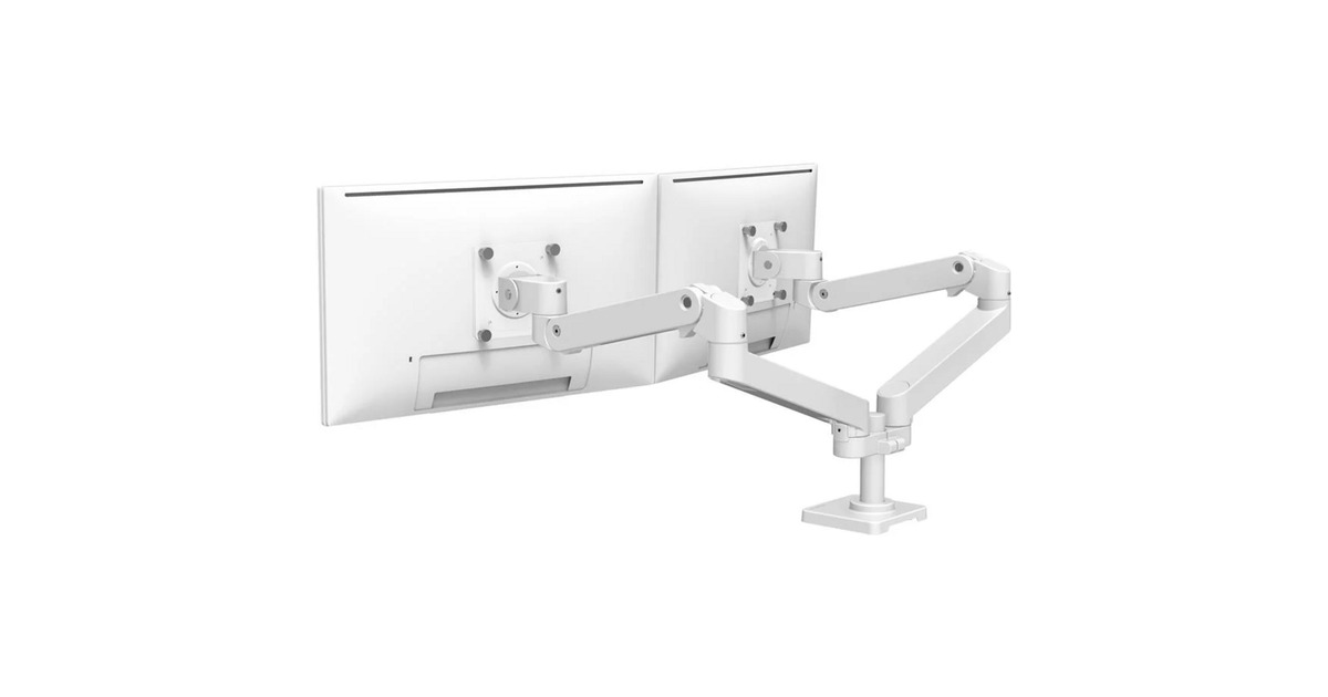 ErgotronLX Pro Dual Side-by-Side Arm monitorarm  (Wit)