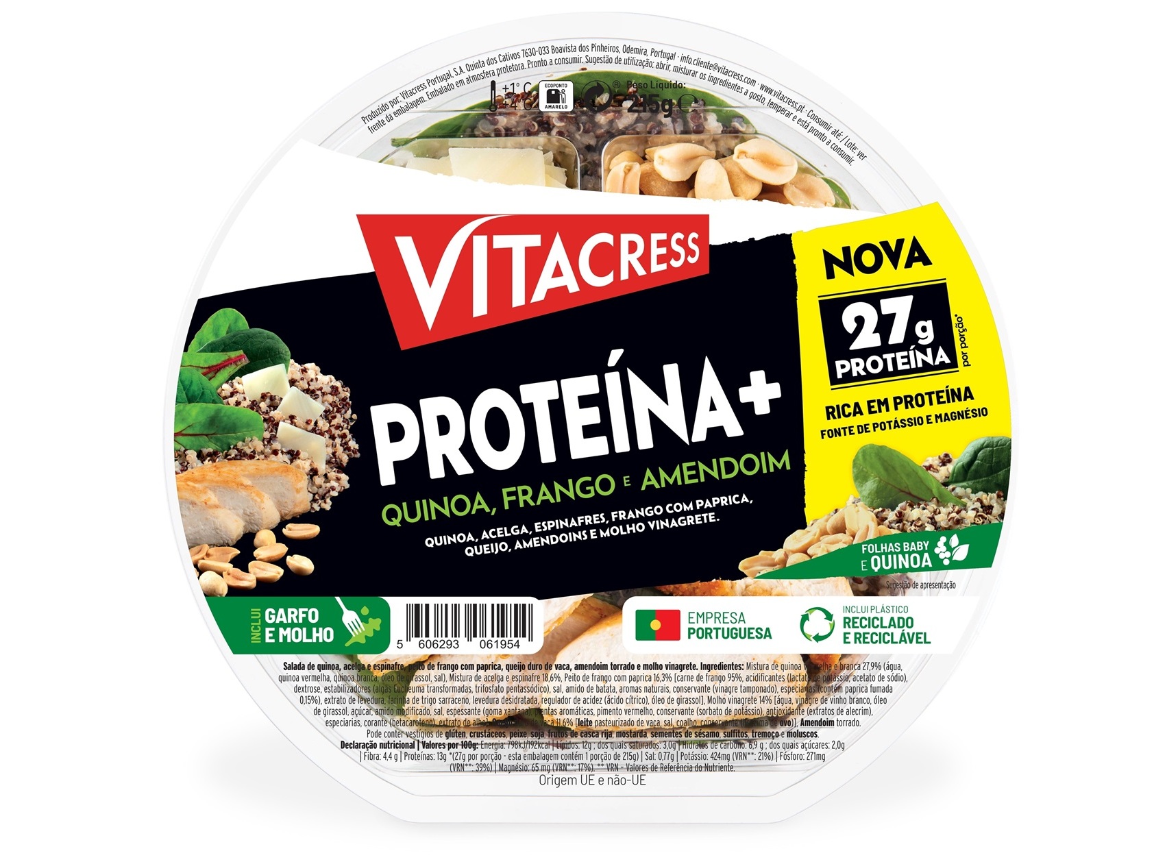 SALADA PROTEÃNA  VITACRESS 215 G