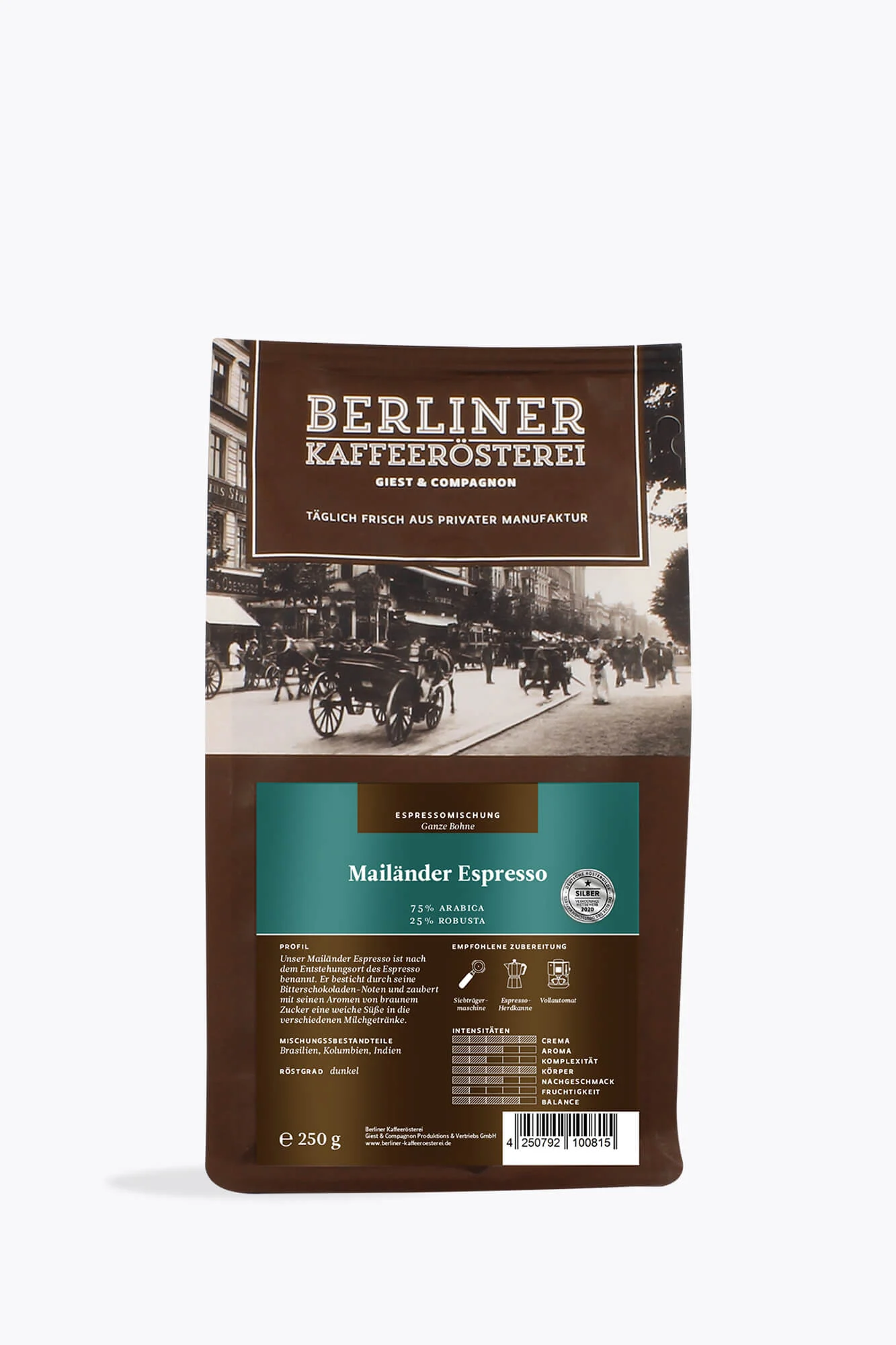 Berliner Kaffeerösterei Mailänder Espresso