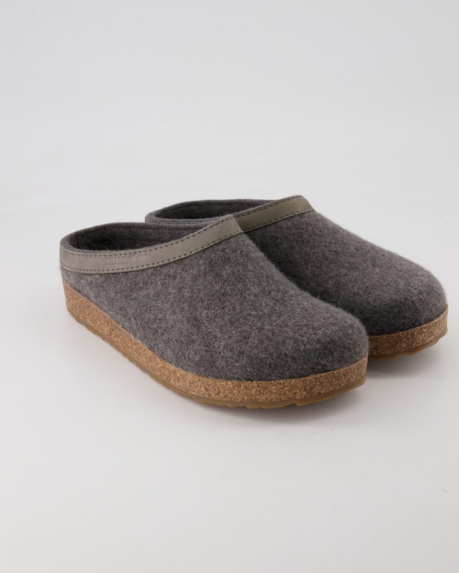 Haflinger Grizzly Torben Hausschuhe in Grau