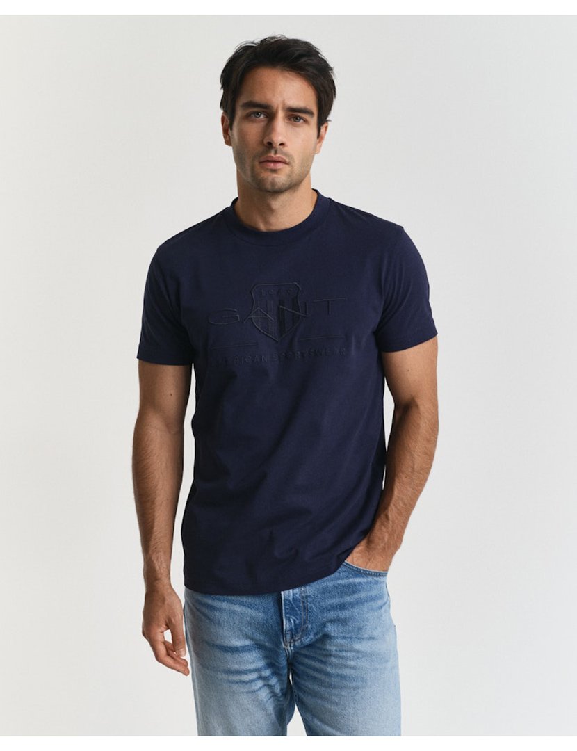 Tonal Shield Blue T-shirt
